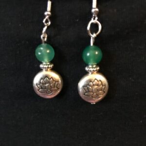 Lotus Flower and green jade