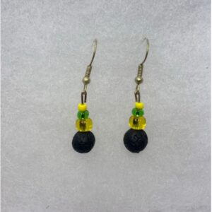 Jamaican Essential oil/ aromatherapy earrings