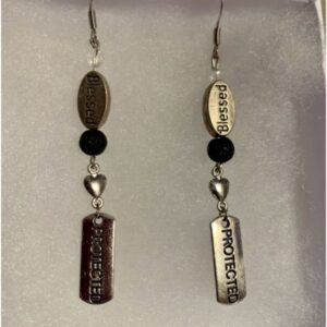 Positive vibes Essential oil/aromatherapy earrings