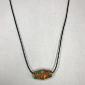 Red, Gold, and Green Necklace