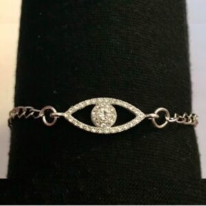 Evil eye chain bracelet