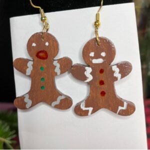 Gingerbread Dangle earrings